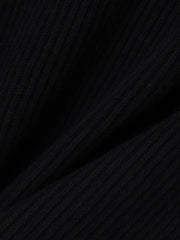 刺繍トリムハイネックニット≪洗える≫