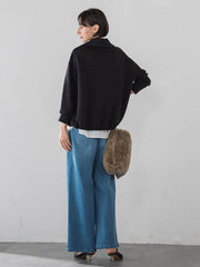 【WEB限定】裏起毛ジッププルオーバー