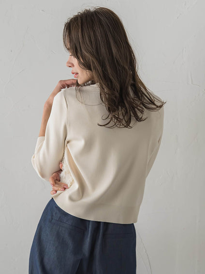 FAIRY AIRYジップカーディガン