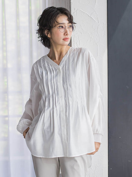 【WEB限定】シルキーローンブラウス