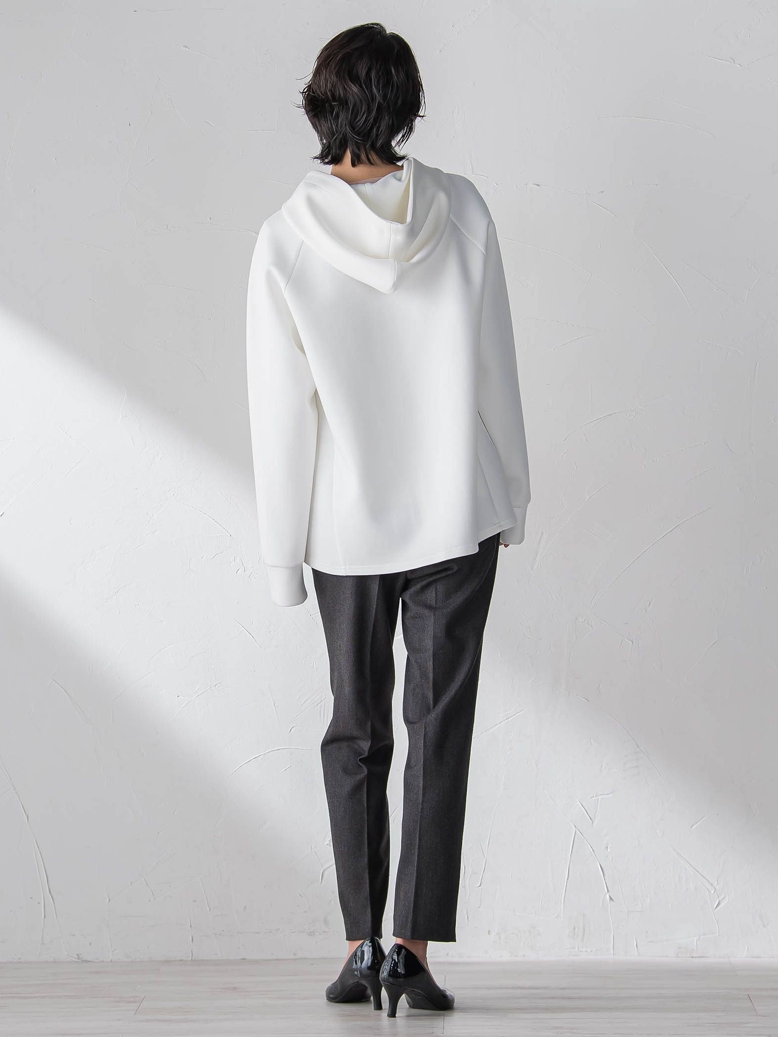 【大きいサイズ】ストレッチダンボールジップパーカー