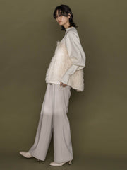 フィルムフェザーキャミブラウス≪手洗い可能≫