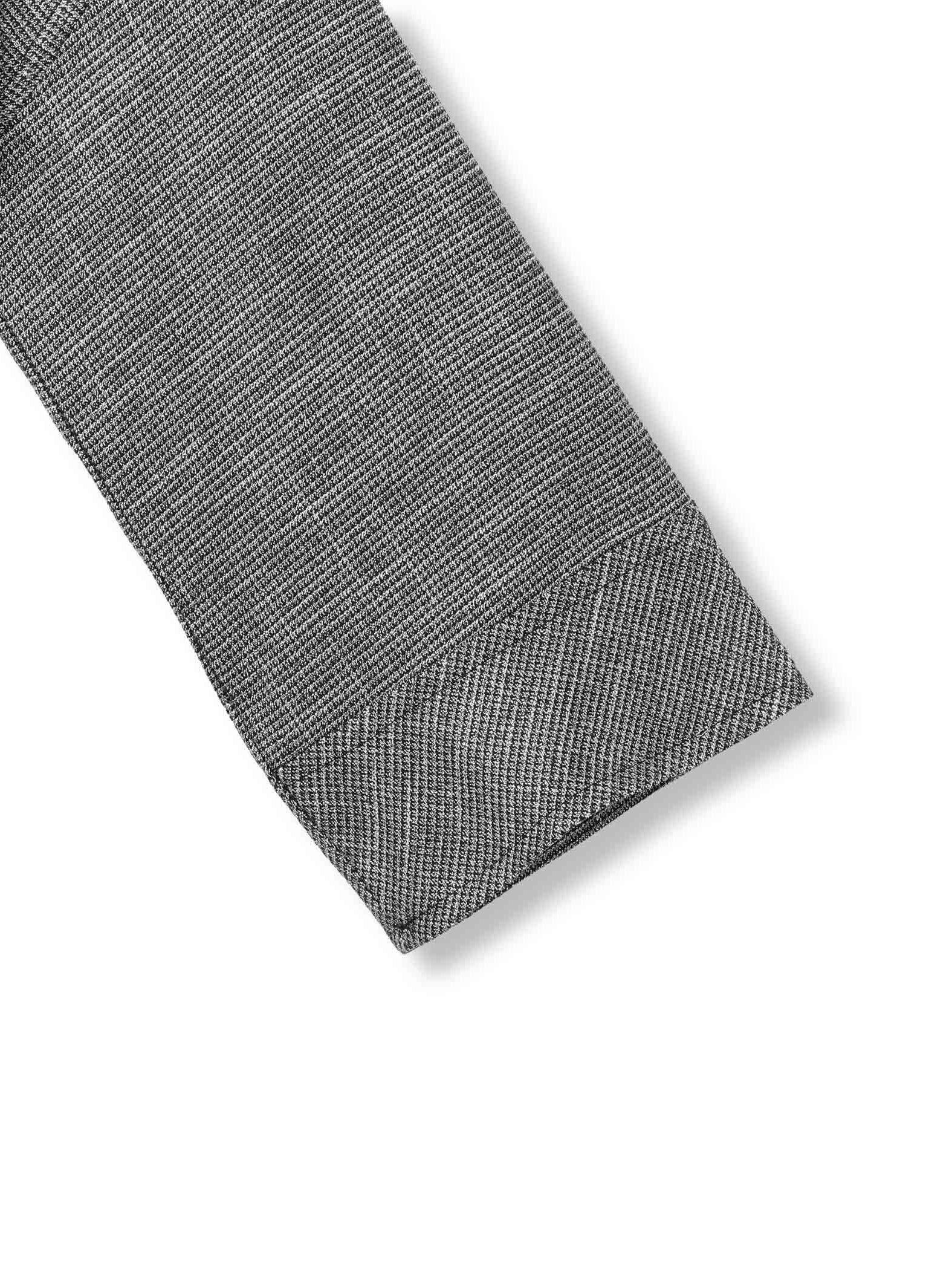 ツィード調ハウンドトゥースノーカラーコート≪手洗い可能≫