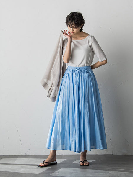 インドボイルギャザースカート≪手洗い可能≫