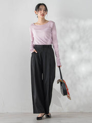 ワイドポケットタックパンツ