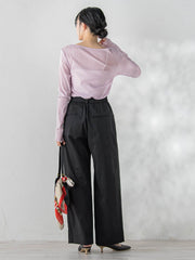 ワイドポケットタックパンツ