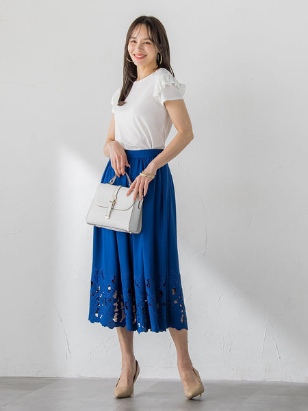 【WEB限定】ショルダーフリルカットソー