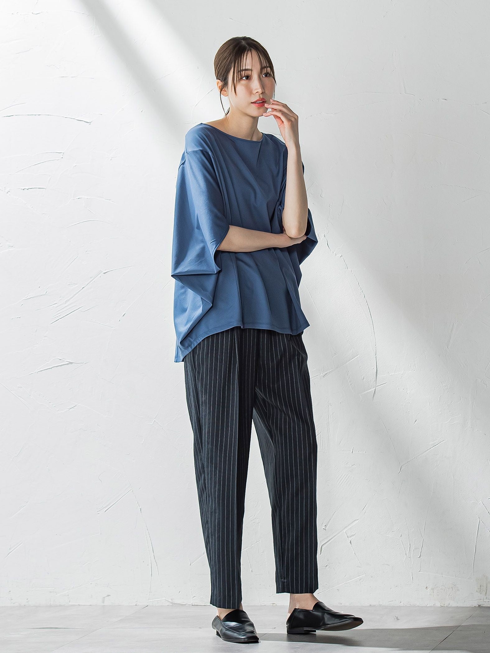 【WEB限定】タンブラーブッチャーテーパードパンツ≪手洗い可能≫