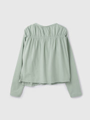 ギャザーラインフロントカットソー≪洗濯機で洗える≫