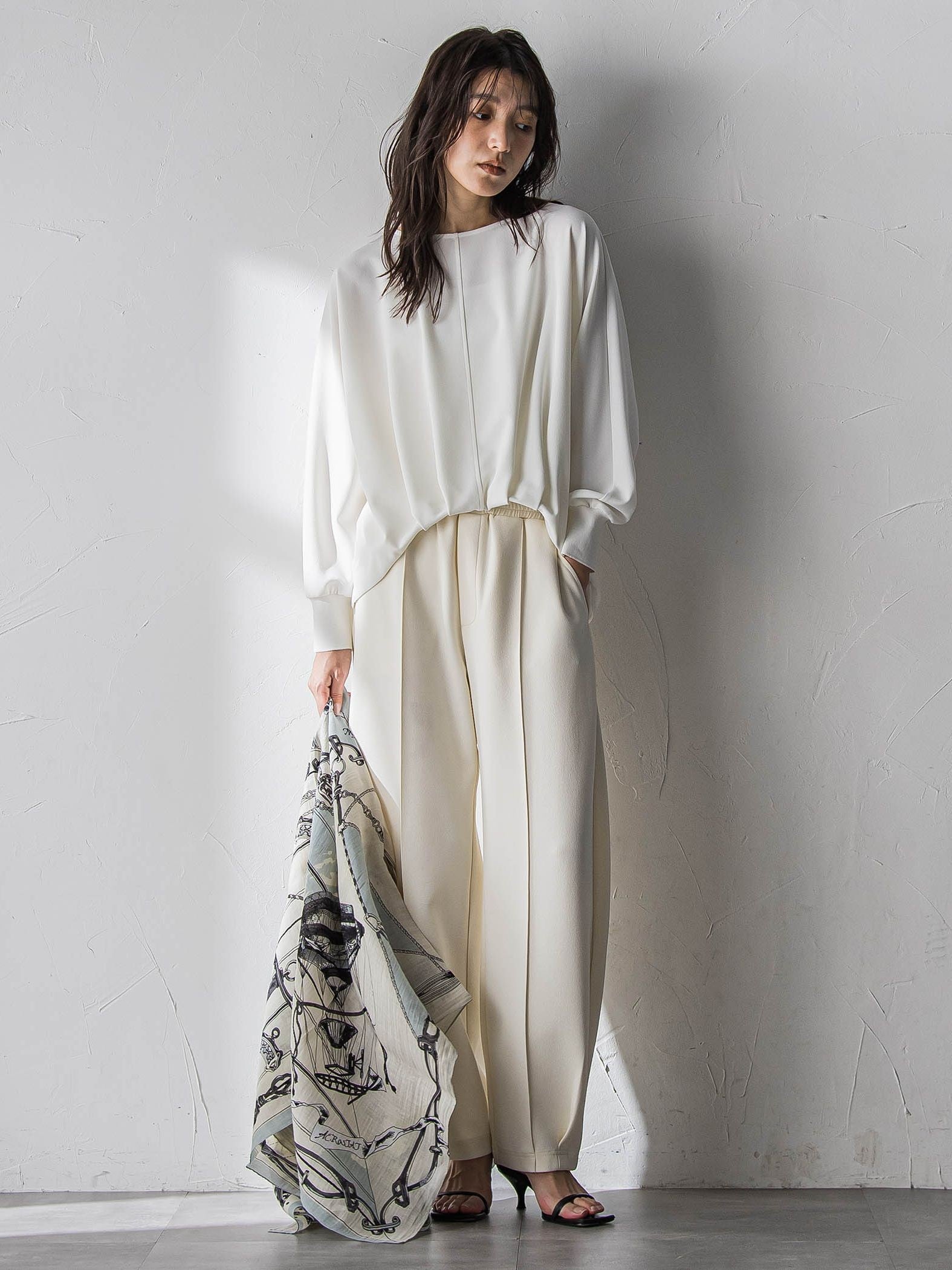 “ 叶える ” タックヘムドルマンショートプルオーバー