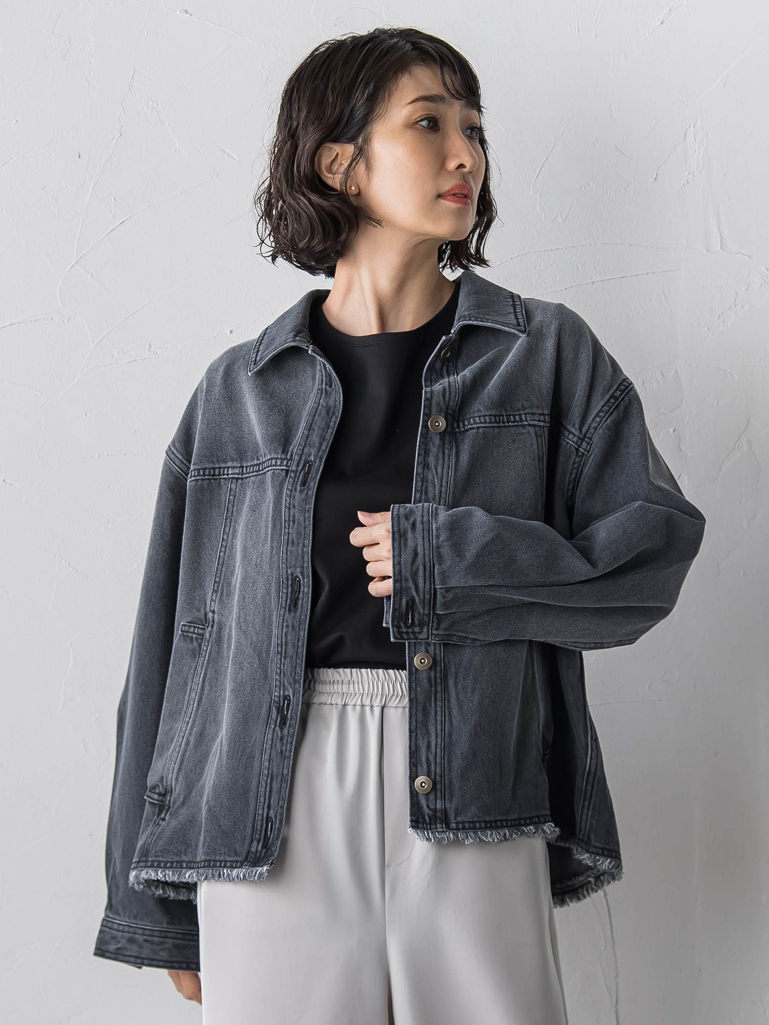 【大きいサイズ】【受注会限定】刺繍ロゴ入りカットソー