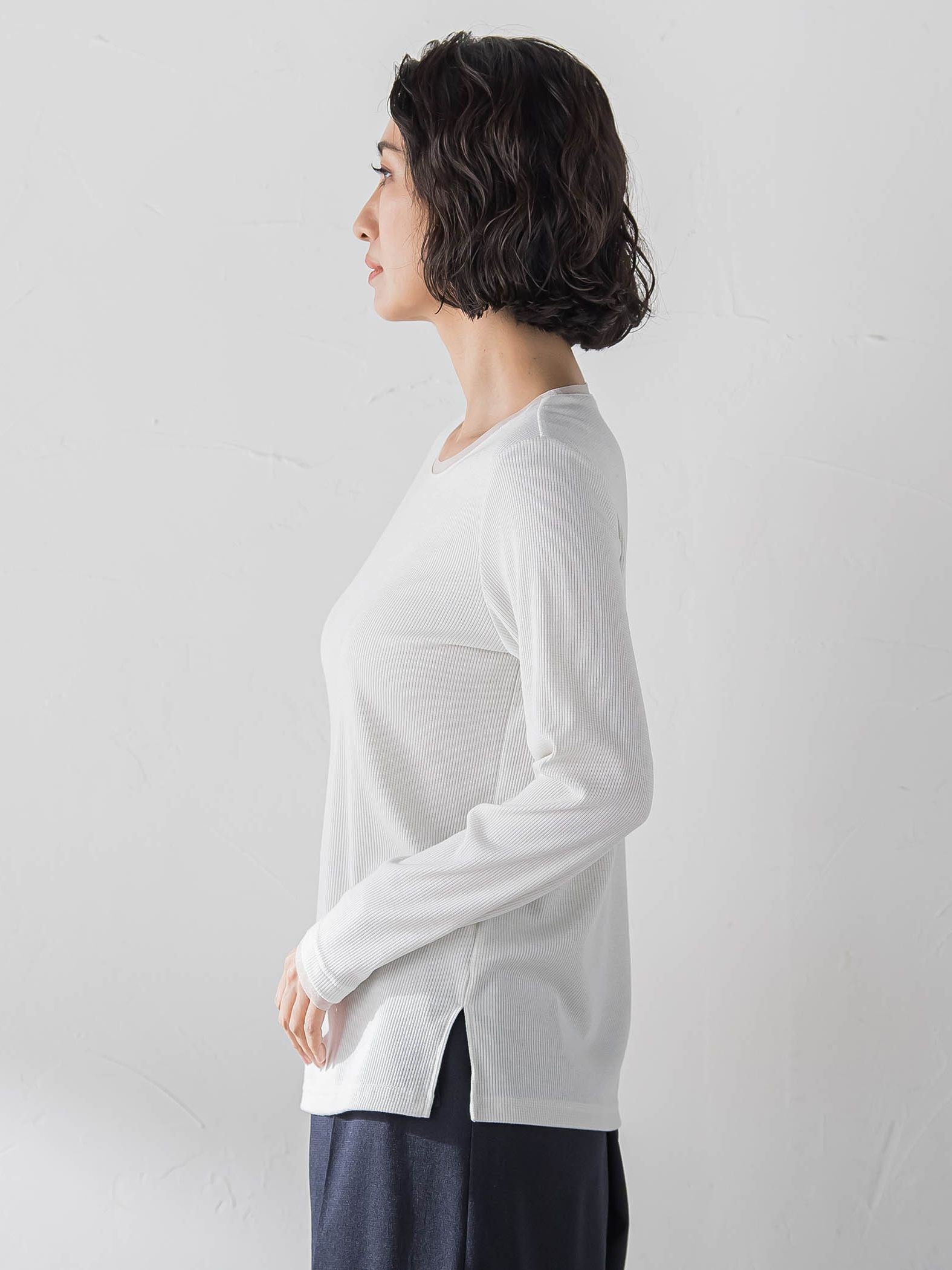 ラメテレコカットソー