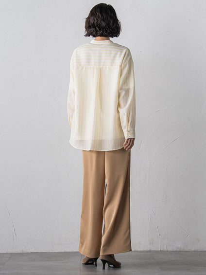 【大きいサイズ】【受注会限定】マルチパターンブラウス