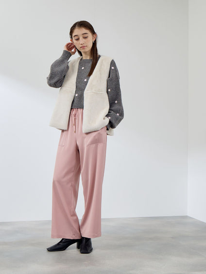 フェイクムートンファーペプラムジレ