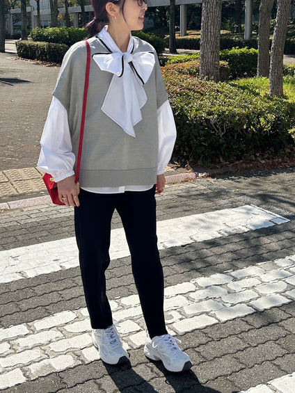 【WEB限定】ラメニットプルオーバー≪手洗い可能≫