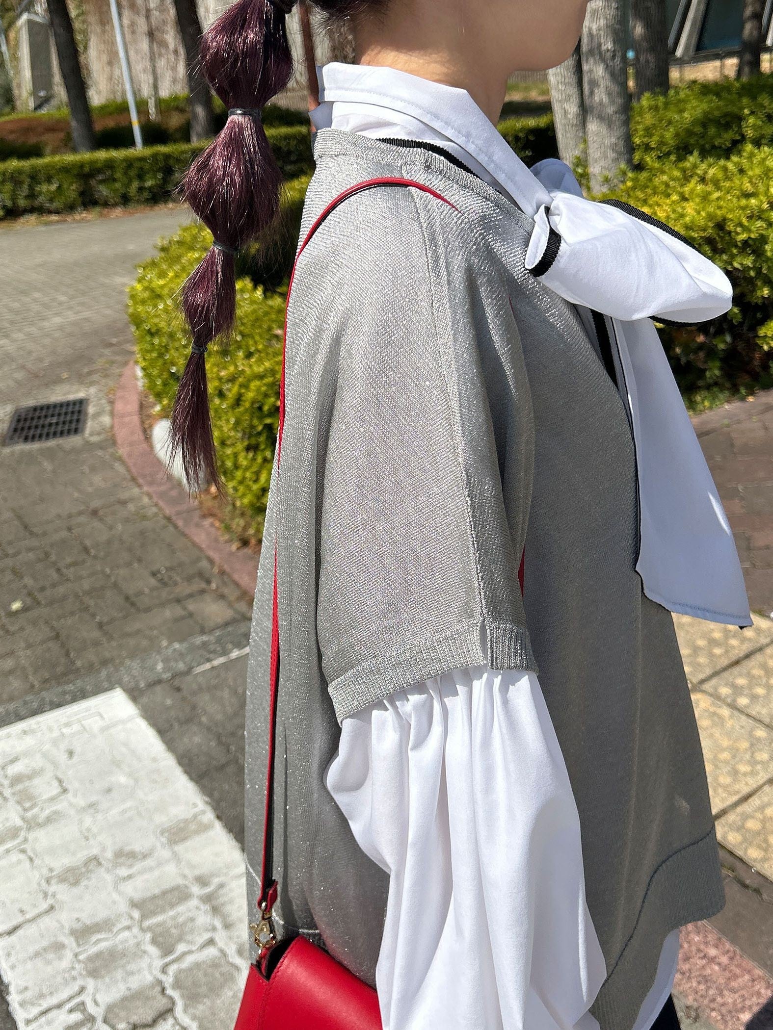 【WEB限定】ラメニットプルオーバー≪手洗い可能≫