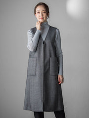 ウールツイードボンディングジャンスカ