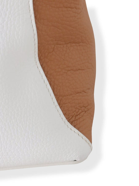 【BEVINI】 レザーコンビトートバッグ