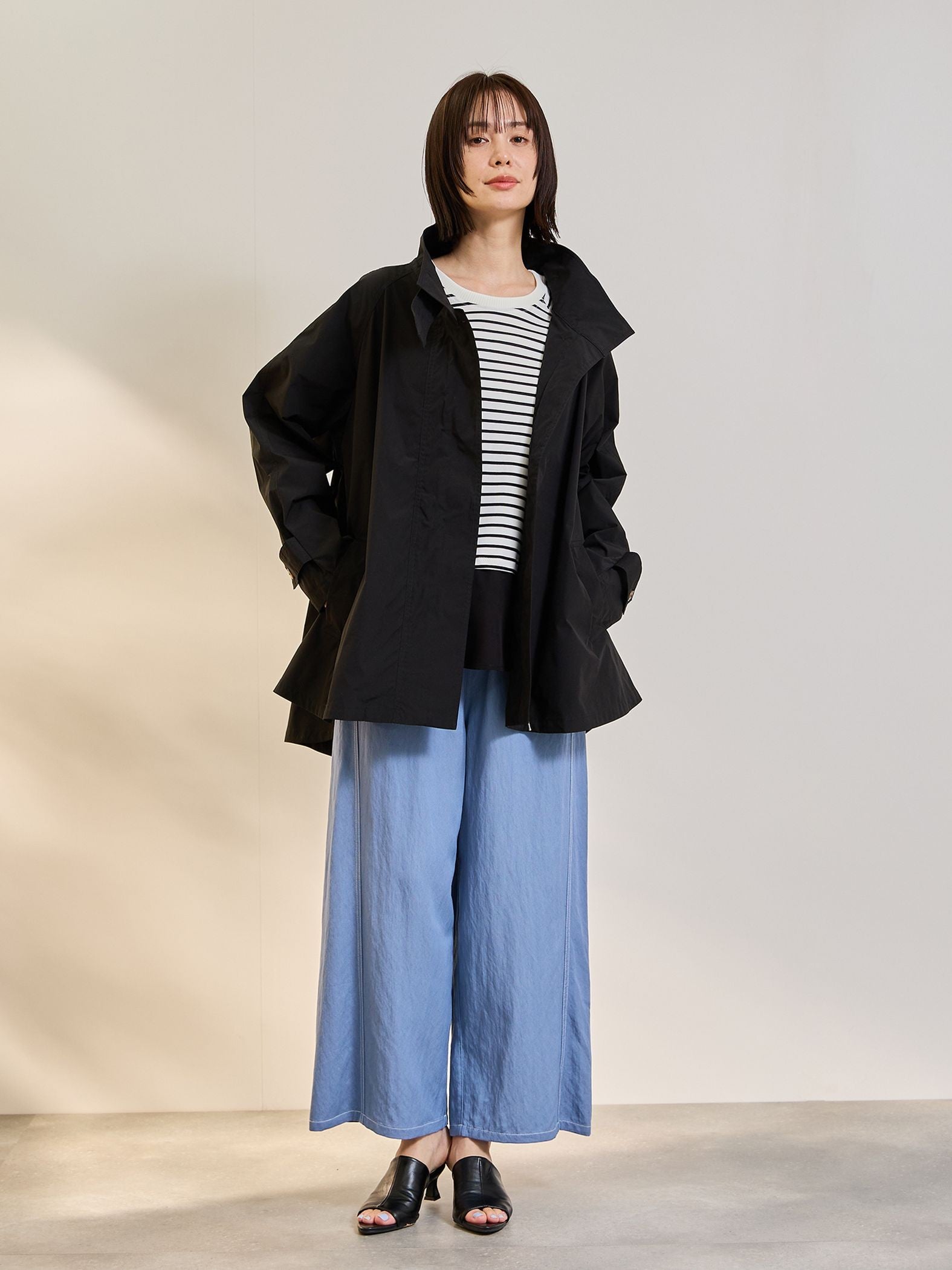 撥水・花粉シールドテントラインミドルコート