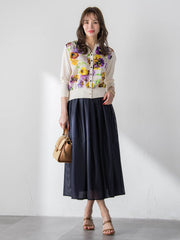 ラッセルレースチェックスカート