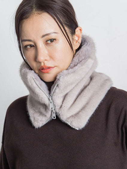 【WEB限定】【THROW/スロー】Eco Fur Neck Warmer