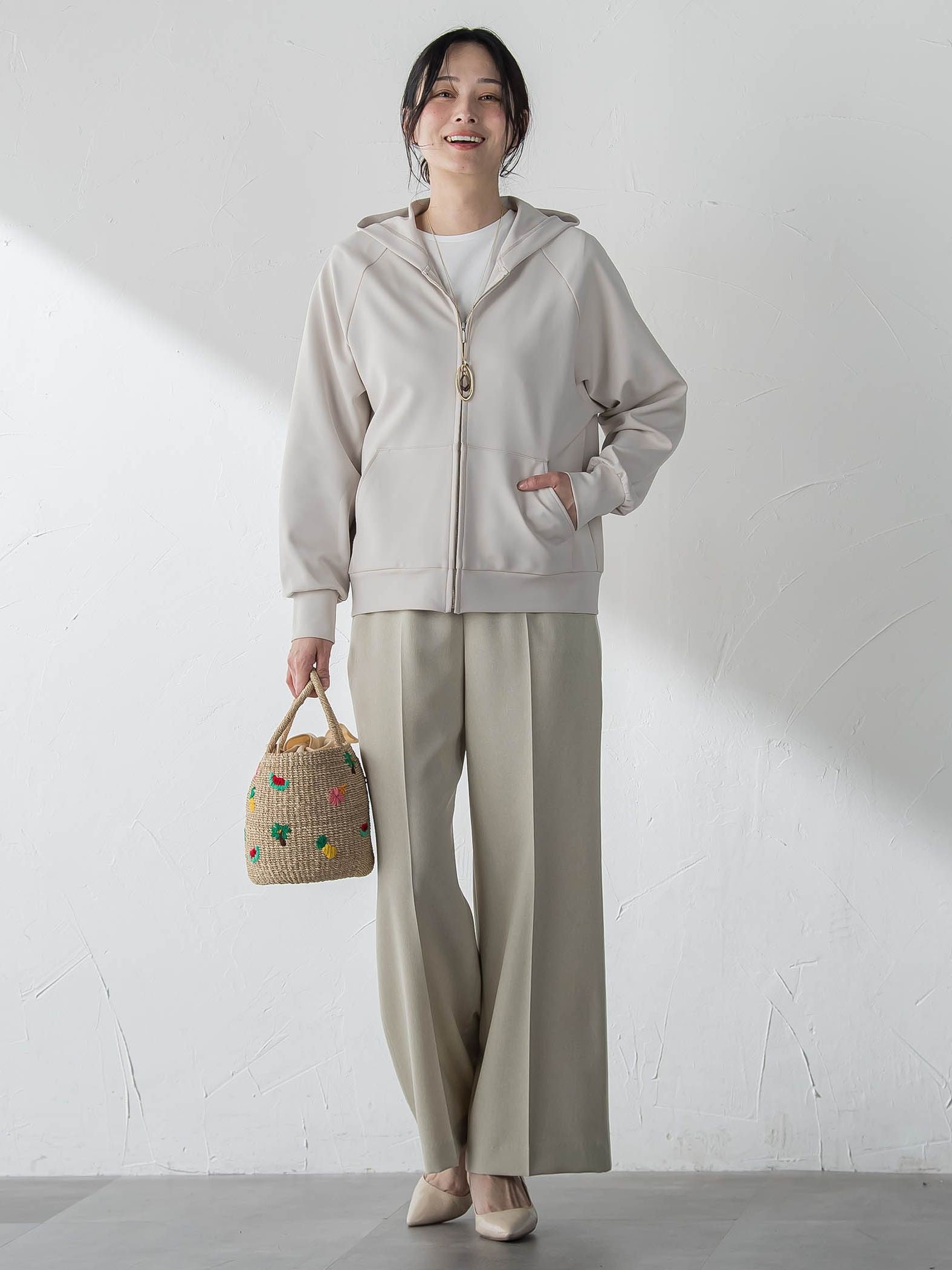 【WEB限定】≪真夏も活躍！≫サラっと快適 多機能ジップパーカー