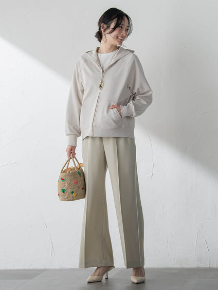 【WEB限定】≪真夏も活躍！≫サラっと快適 多機能ジップパーカー