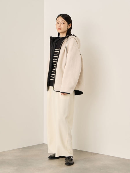 カットジョーゼットイージーワイドパンツ≪手洗い可能≫