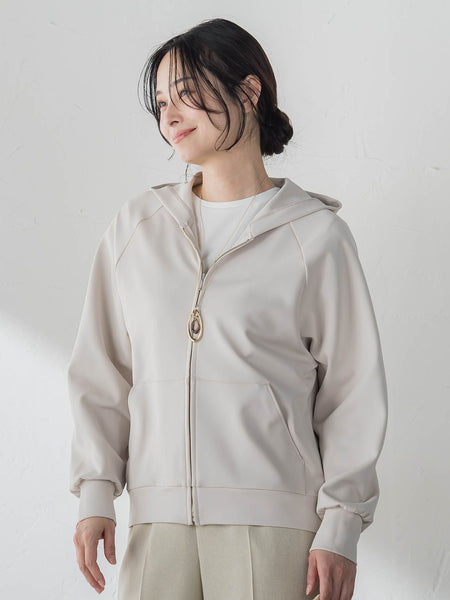 【WEB限定】≪真夏も活躍！≫サラっと快適 多機能ジップパーカー