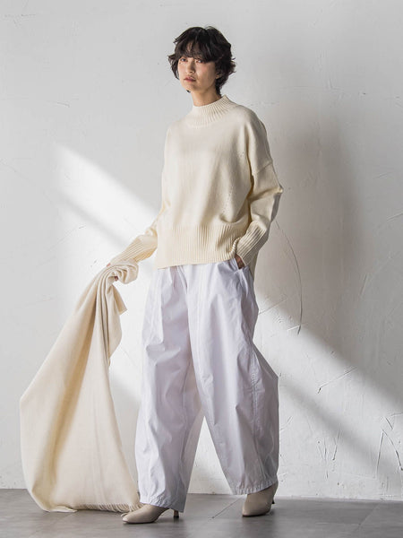 ハイネックシンプルニット≪手洗い可能≫