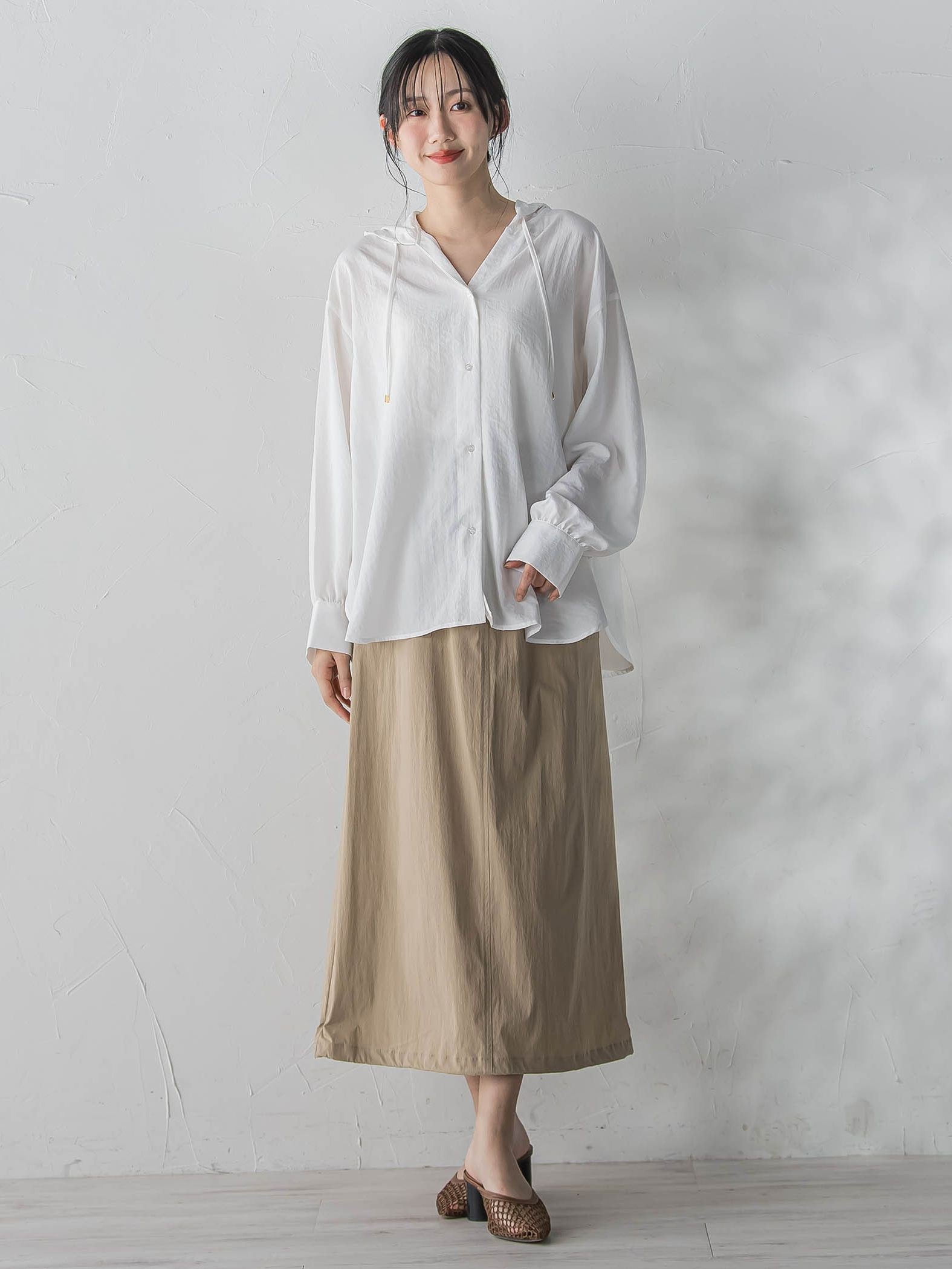 【WEB限定】ストレッチタフタスカート