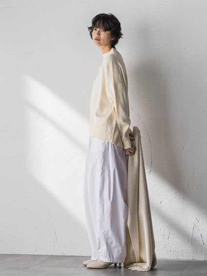 ハイネックシンプルニット≪手洗い可能≫