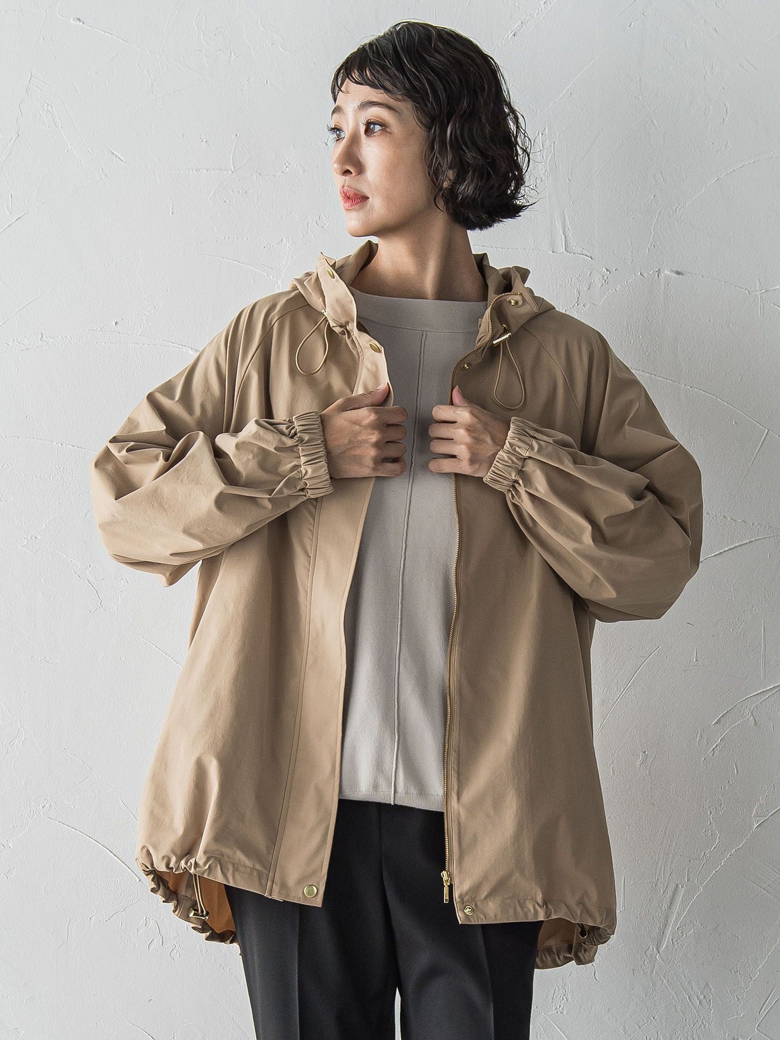 【WEB限定】”シルエット自在な毎日着たくなる”マウンテンパーカー