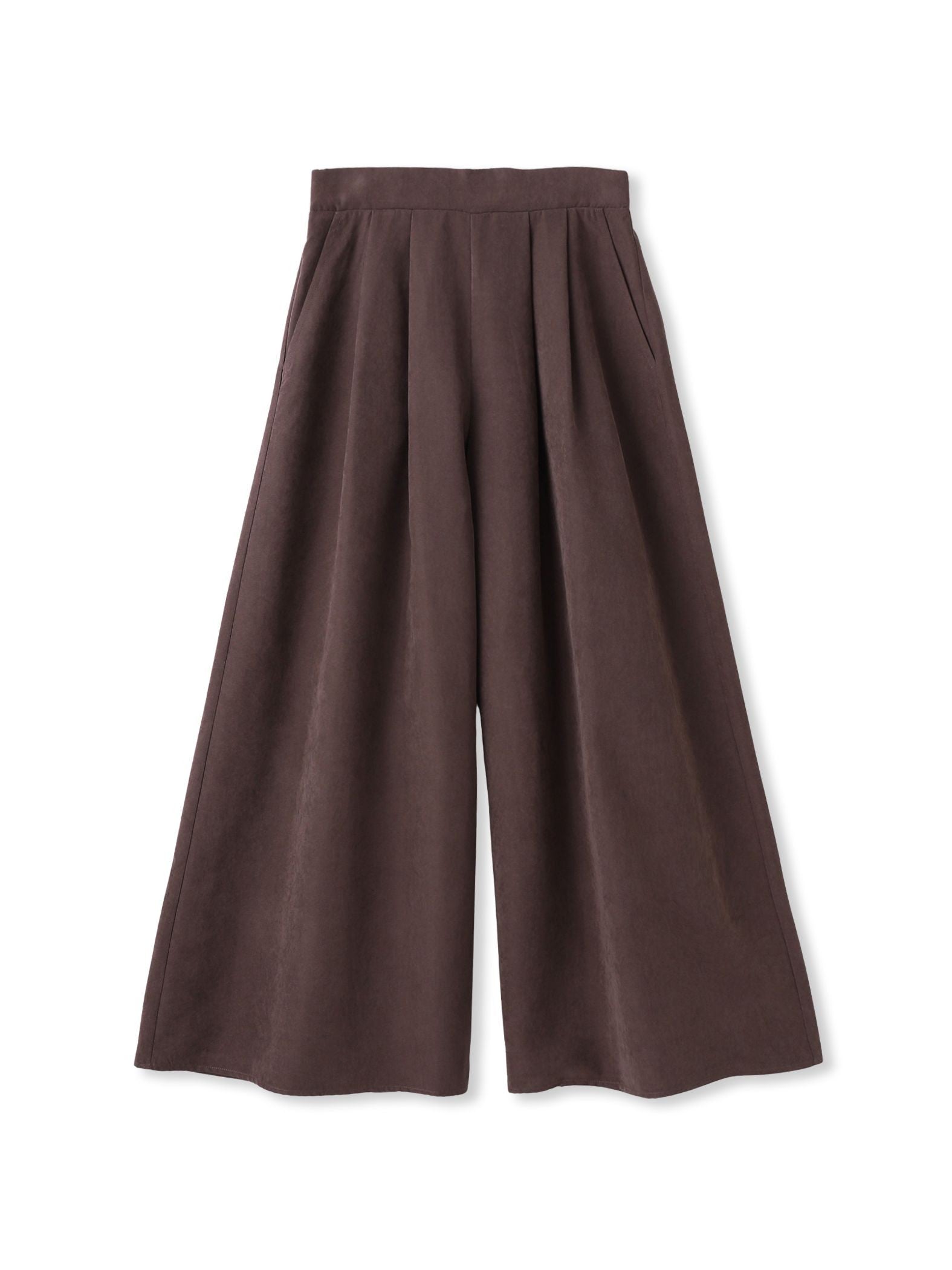 【新色追加】【ゆるっと上品】私に似合うキュロットパンツ≪手洗い可能≫