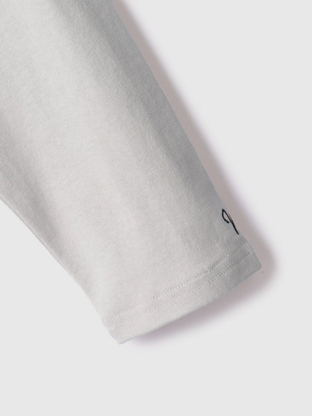 【シーズンレス】袖刺繍コットンプルオーバー