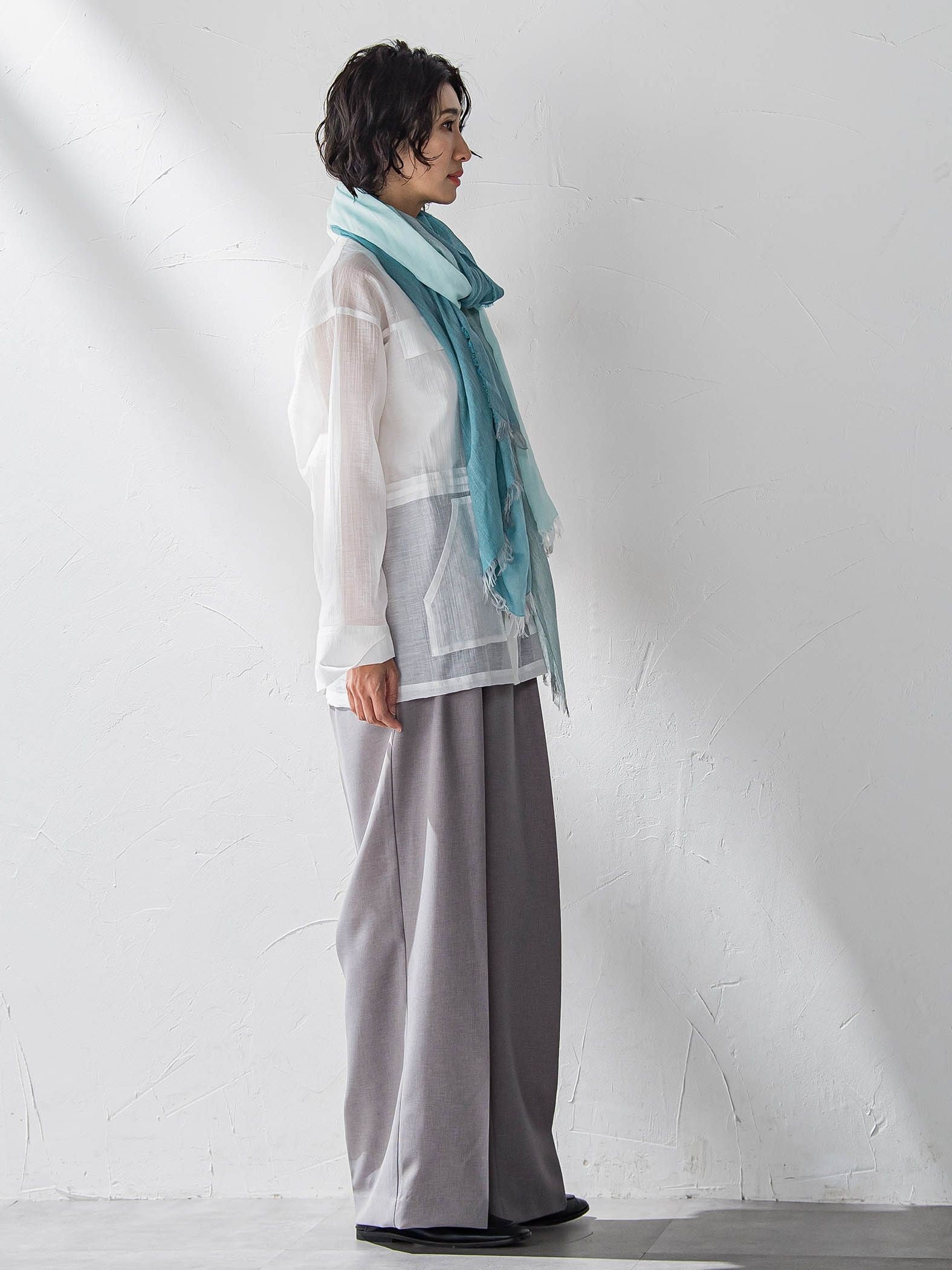 【WEB限定】タックワイドパンツ≪洗濯機で洗える≫