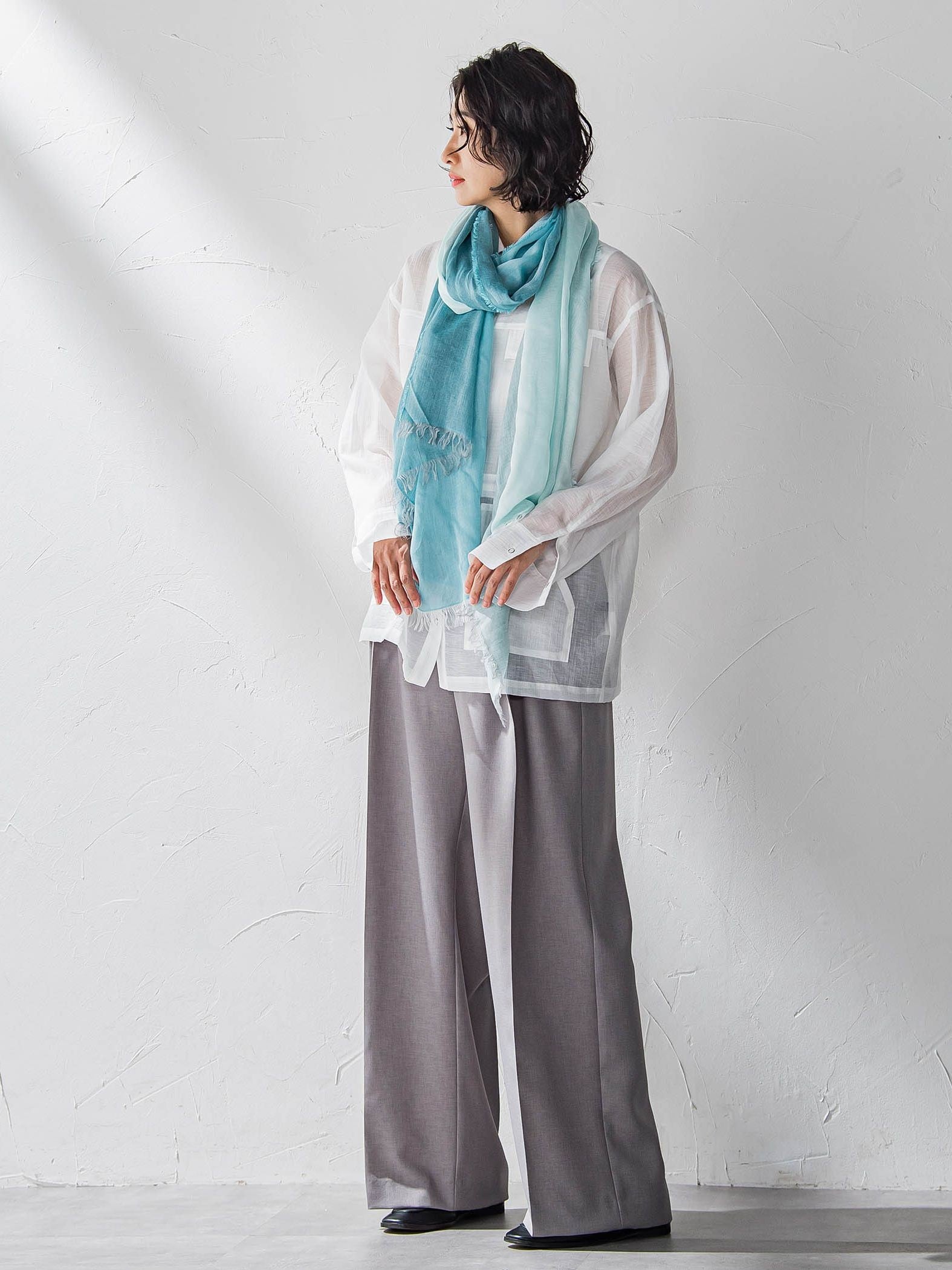 【WEB限定】タックワイドパンツ≪洗濯機で洗える≫