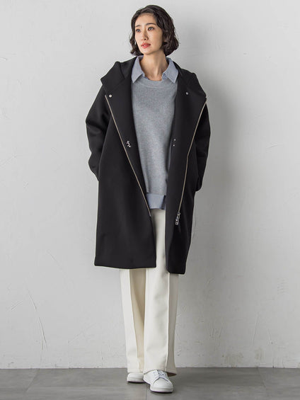 【WEB限定/大きいサイズ】”まるで毛布”とろける裏起毛ワイドパンツ