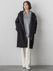 【WEB限定/大きいサイズ】”まるで毛布”とろける裏起毛ワイドパンツ