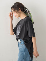 チュール重ねフォトTシャツ
