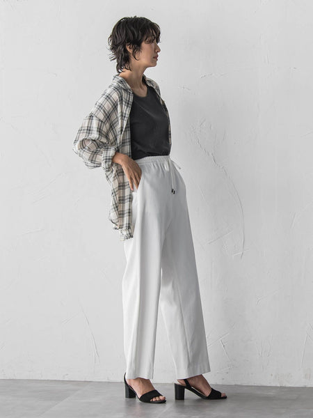 【WEB限定】“さっと着てオシャレ”シアーチェックシャツ