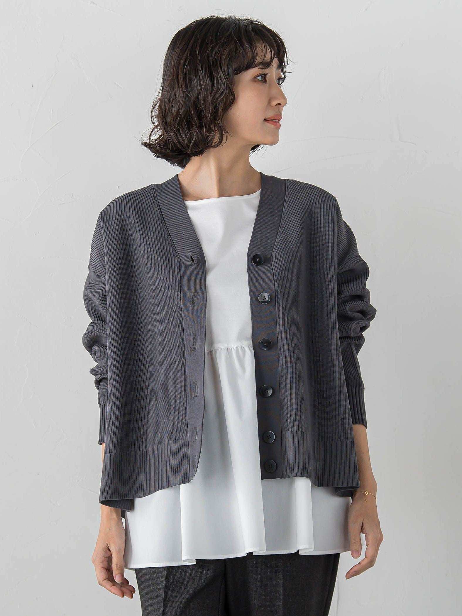 【WEB限定カラーあり】スポンディッシュニットカーディガン