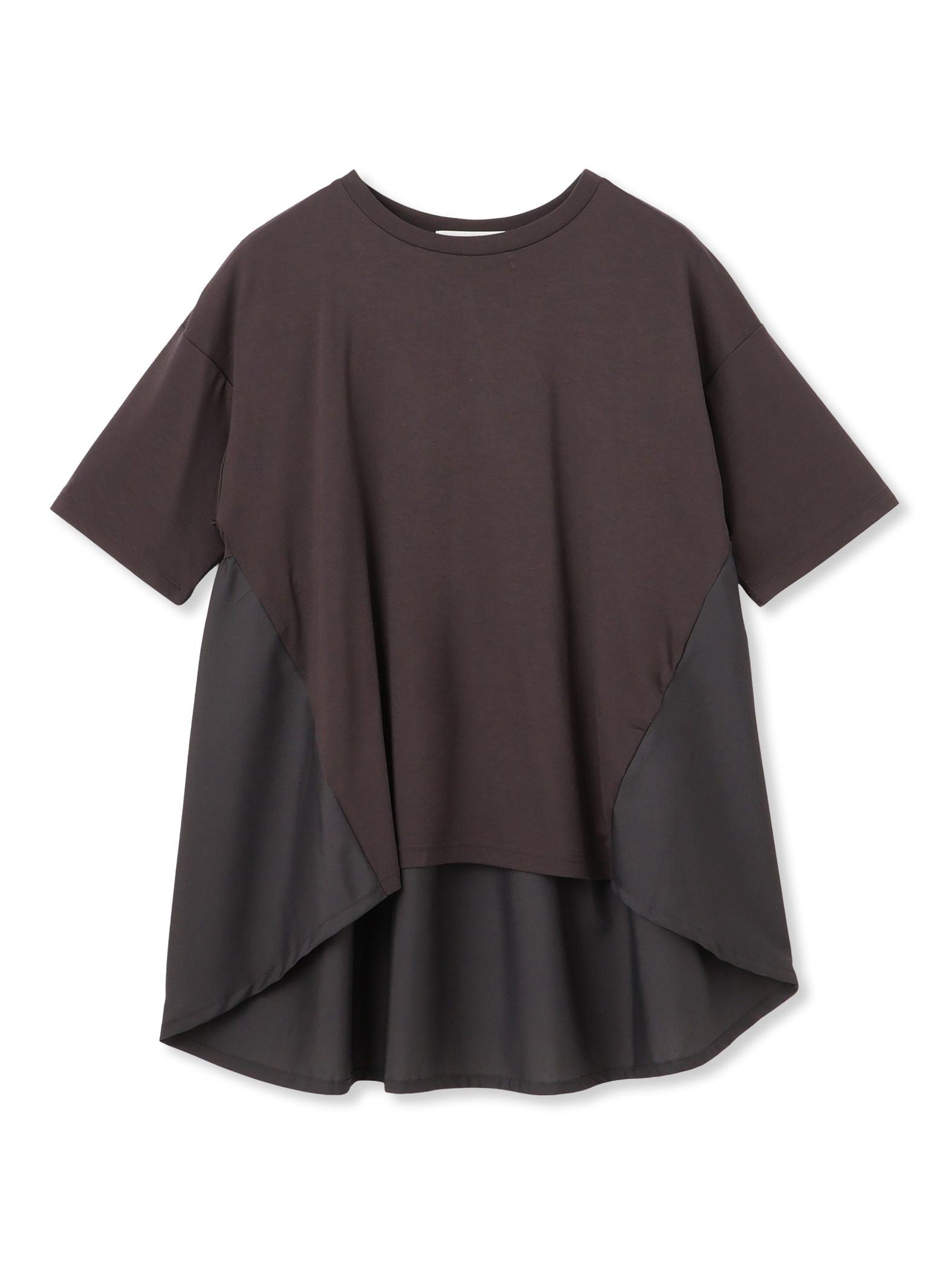 【WEB限定】前後ドッキングフレアTシャツ≪接触冷感/洗濯機で洗える≫