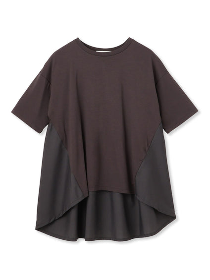 【WEB限定】前後ドッキングフレアTシャツ≪接触冷感/洗濯機で洗える≫