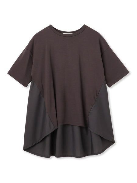 【WEB限定】前後ドッキングフレアTシャツ≪接触冷感/洗濯機で洗える≫