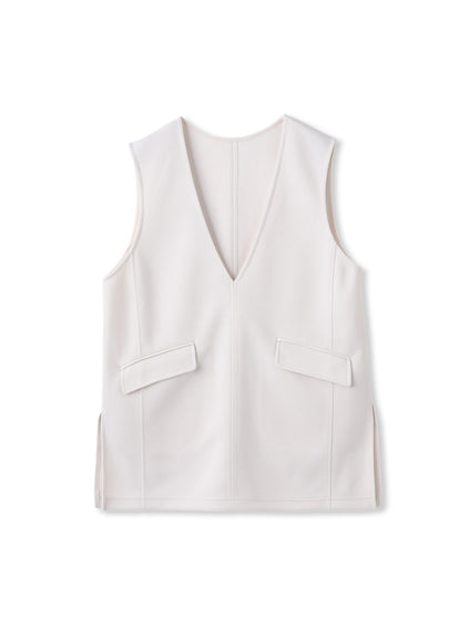 軽量ボンディング3ピーススカートセットアップ≪洗濯機で洗える≫