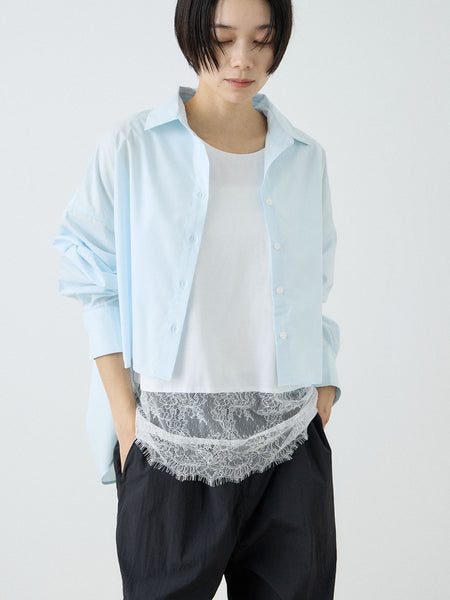 バックロング フォルムシャツ