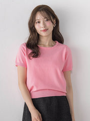 45TH限定≪QCロゴ入り≫マルチ釦ツインニット