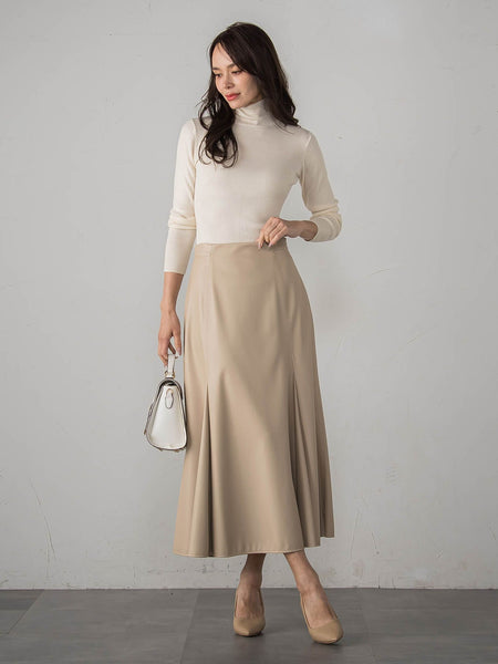 レザーライクマーメイドスカート