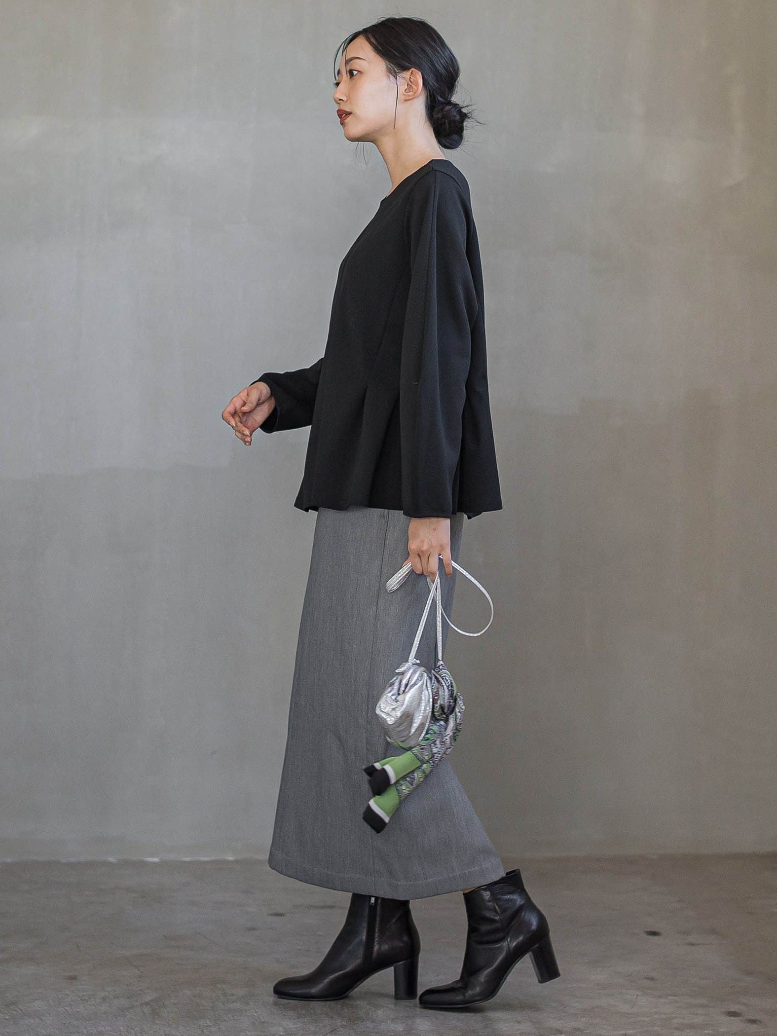 裏起毛タイトスカート≪手洗い可能≫